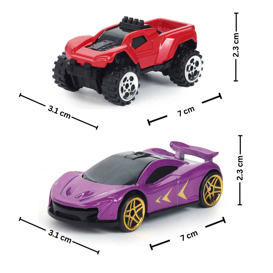 Race N Roll 1:64 Metal Die Cast Car - Mc.tr | Pack of 2