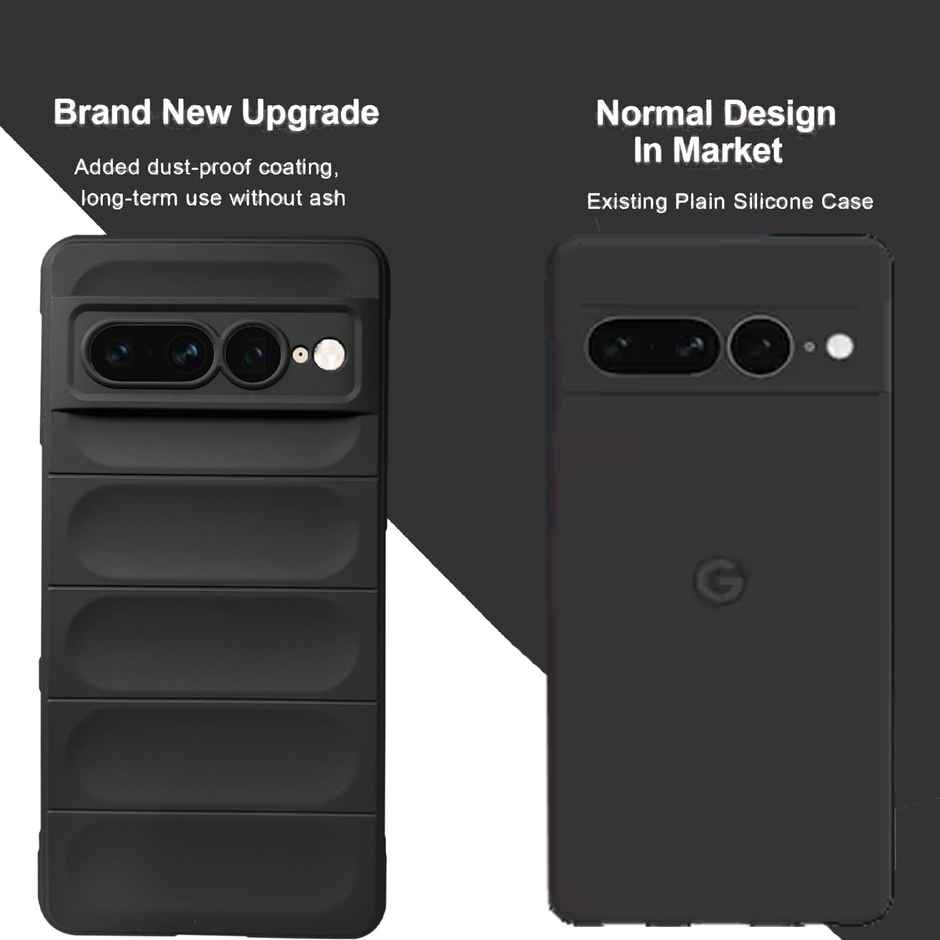 Artistque Case For Google Pixel 7 Pro Liquid Stripe Back Cover Silicone