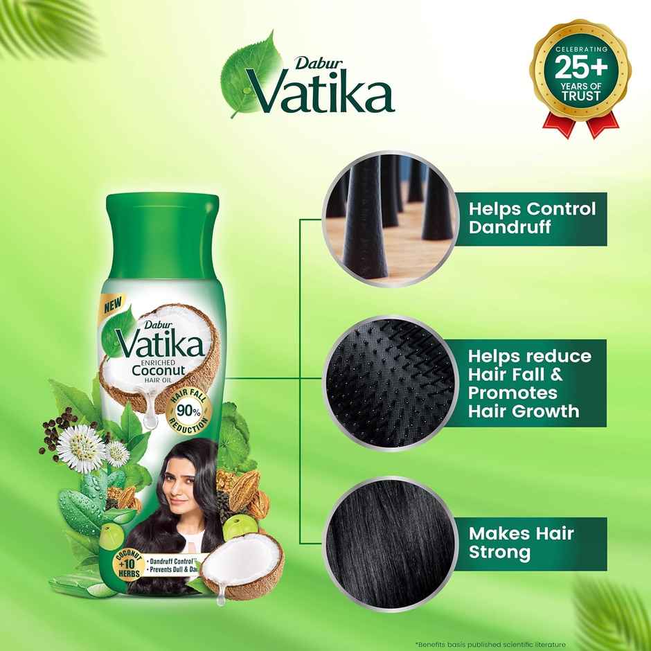 Dabur Vatika Enriched Coconut Hair Oil