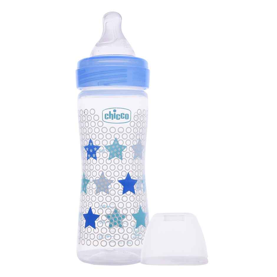 Chicco Feeding Bottle Wb Sil Physio Blue