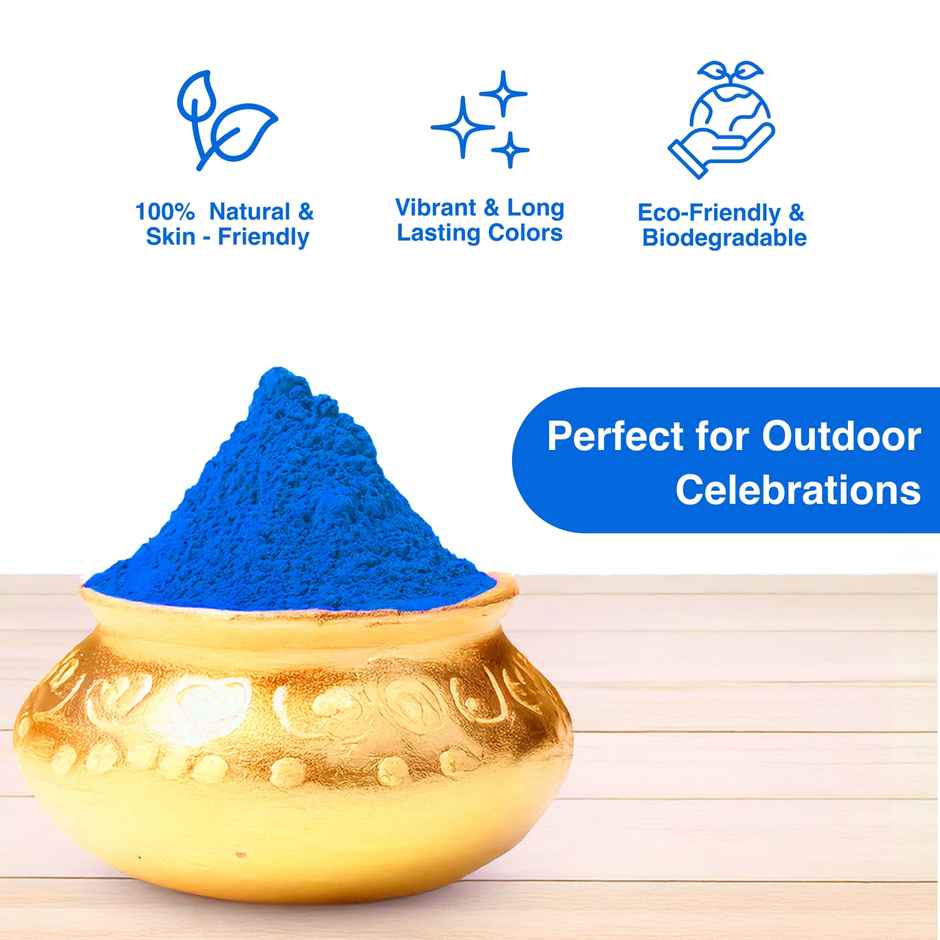 Wow Electric Holi Gulal | Blue | Cock