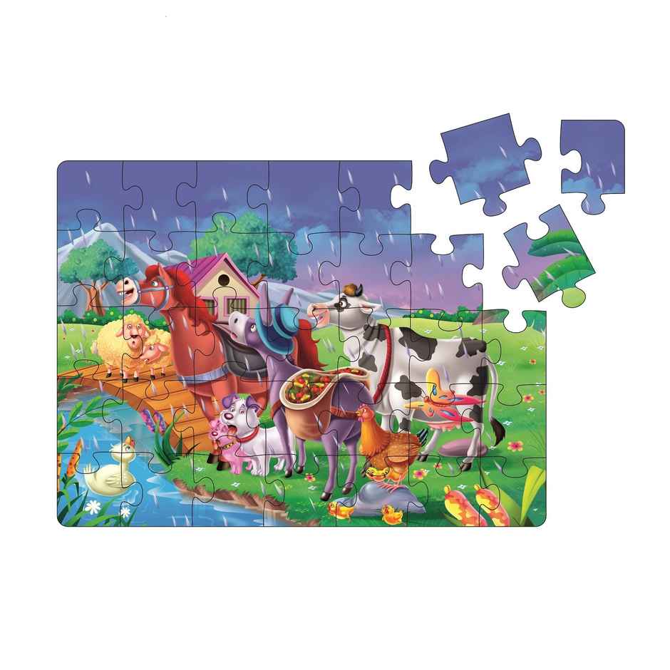 Ratna's Story Puzzle Rainy Picnic Day
