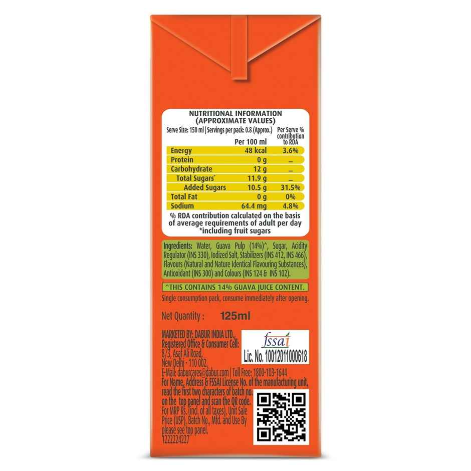 Dabur Real Fruit Power Guava Juice | Tangy & Fruity