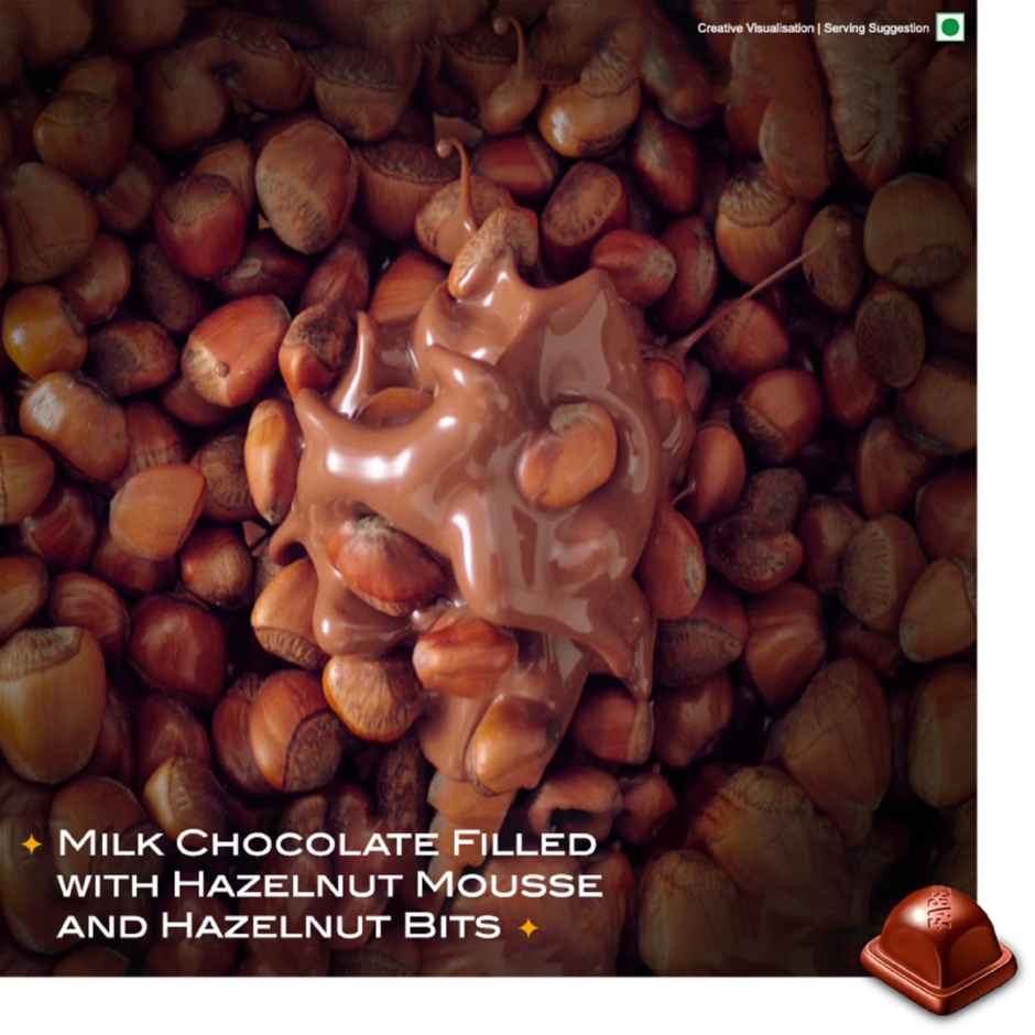 Fabelle Hazelnut Mousse Centre Filled Handcrafted bar