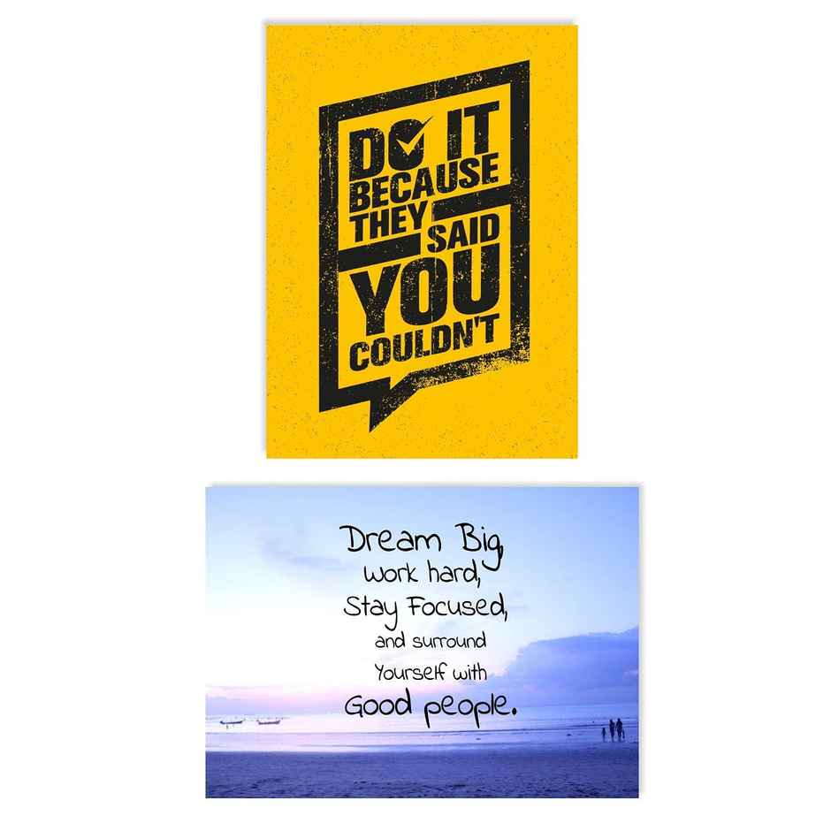 Paper Plane Design Wall Posters For Office Decor | Set of 10 | Size | 12 Inch x 18 Inch | D35