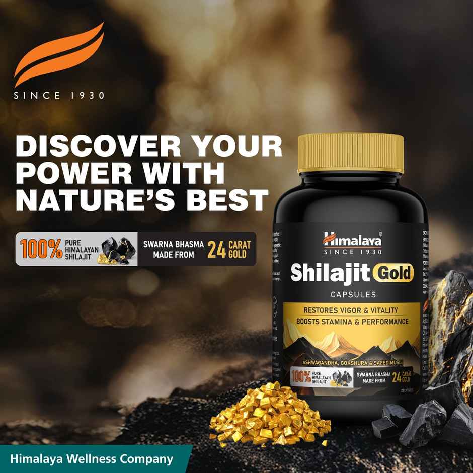 Himalaya Shilajit Gold Capsules | Natural Health Support