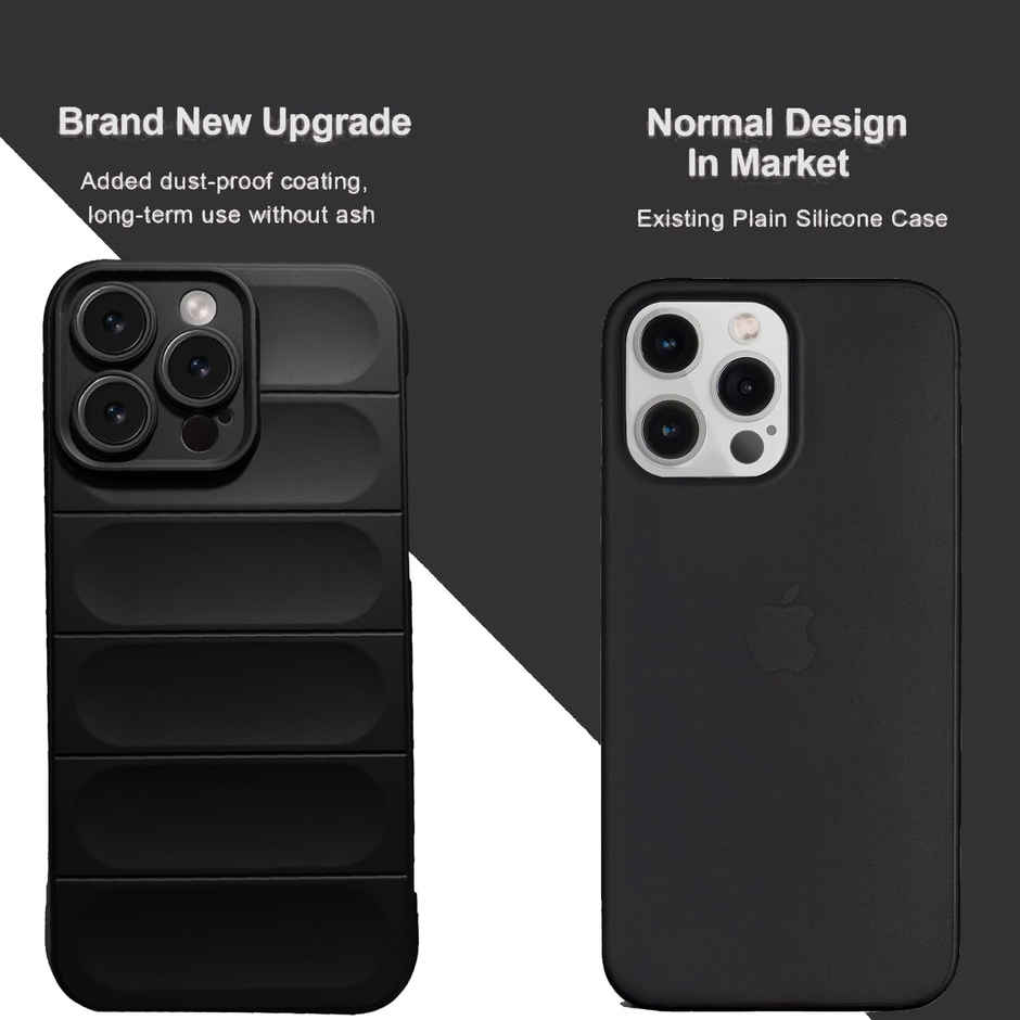 Artistque Case For Iphone 15 Pro Back Cover | Liquid Stripe Cover Silicone