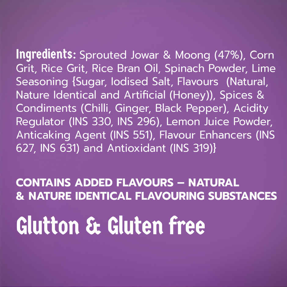 Klaw Achari Nimbu | Sprouted Moong & Jowar Sticks | Baked | No Palm Oil | High Protein