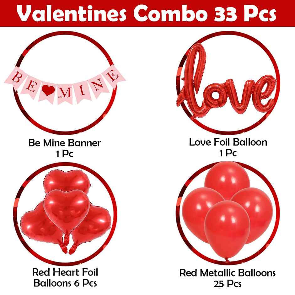 Love Decoration Items for Anniversary and Valentine Decor | Party Propz