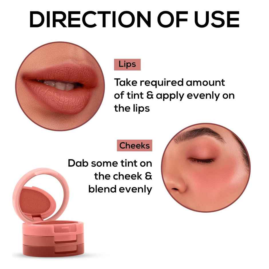 Renee Glam Stack 3-In-1 Lip & Cheek Tint - Nude