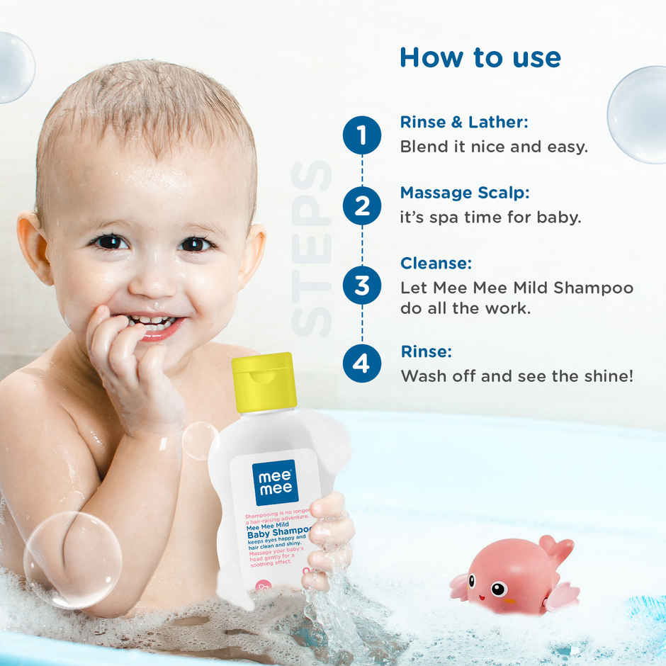 Mee Mee Mild Baby Shampoo with Fruit Extracts | Newborn Friendly