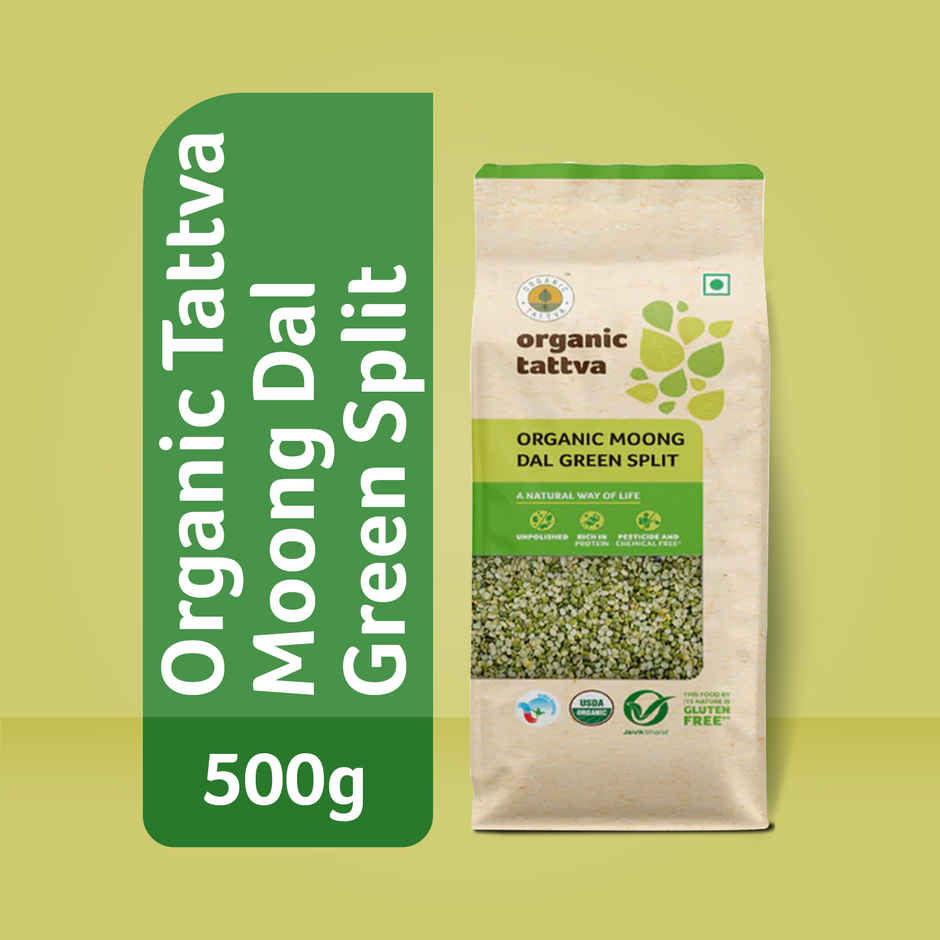 Organic Tattva Moong Dal Green Split