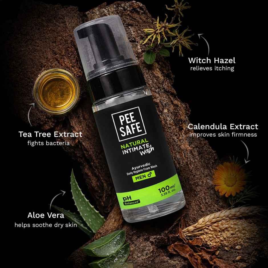Pee Safe Natural Intimate Wash for Men | Dermatologically Tested