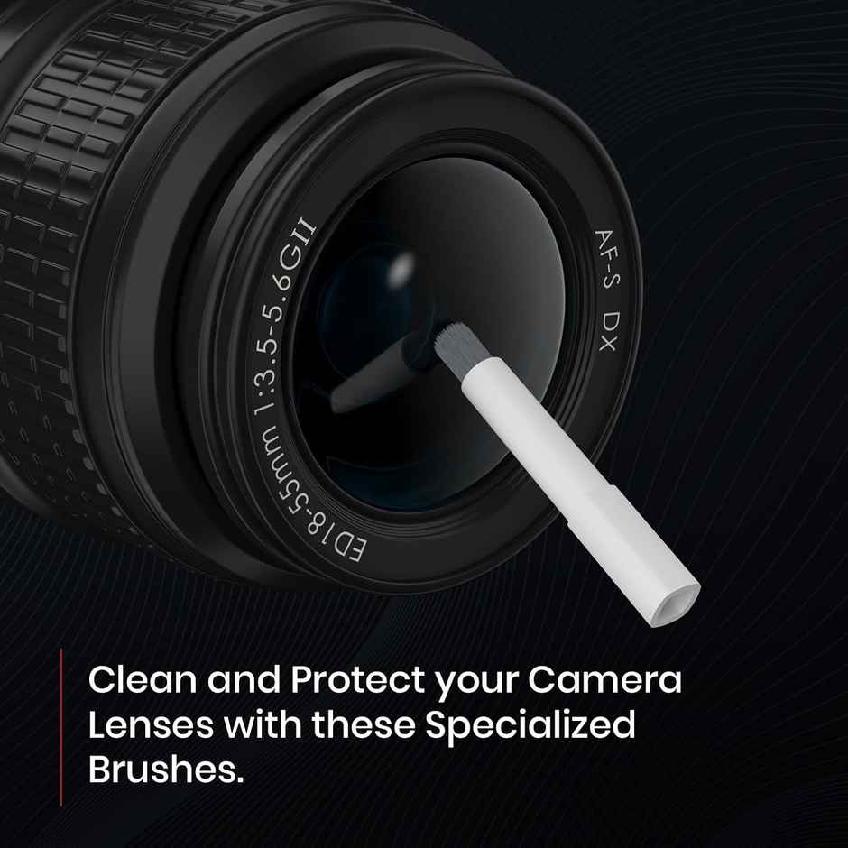 Portronics Clean T 21 in 1 Smart Multifunctional Gadget Cleaning Kit for Laptops, Smartphones, Keyboard, Earbuds, Earphone, Camera Lens, Mist Spray, Air Blower, Long Brush, Key Puller - White