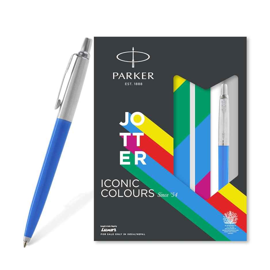 Parker Gift Set Jotter STD Ball Pen Turquoise Body with Notebook