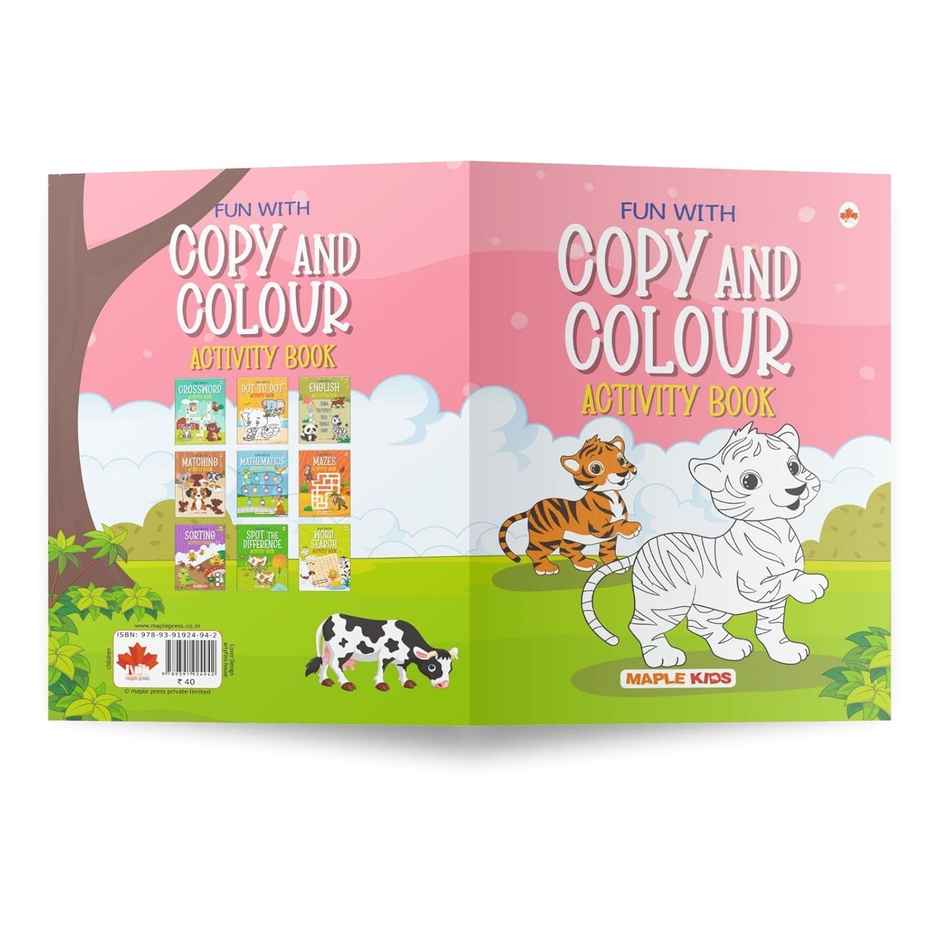 Brain Booster Activity Books Set (Set of 10 books) (Colourful Pages)