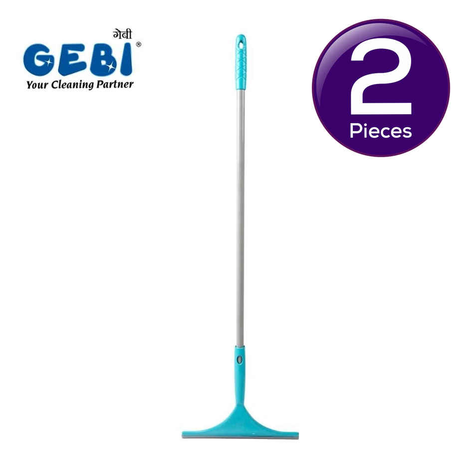 Gebi Sparkle Plus Bathroom/Window Wiper For Mess Free Cleaning Combo