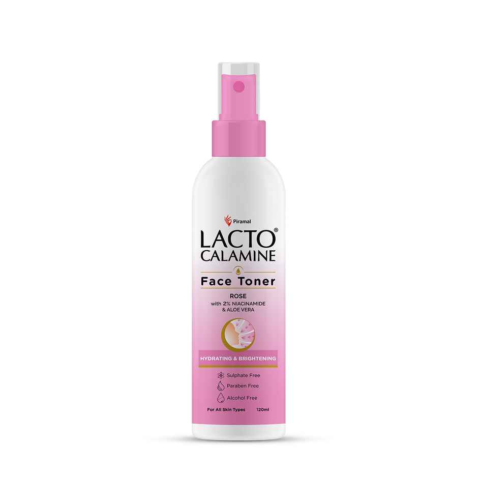 Lacto Calamine Rose Water Toner For Glowing Skin Gulab Jal Face Toner