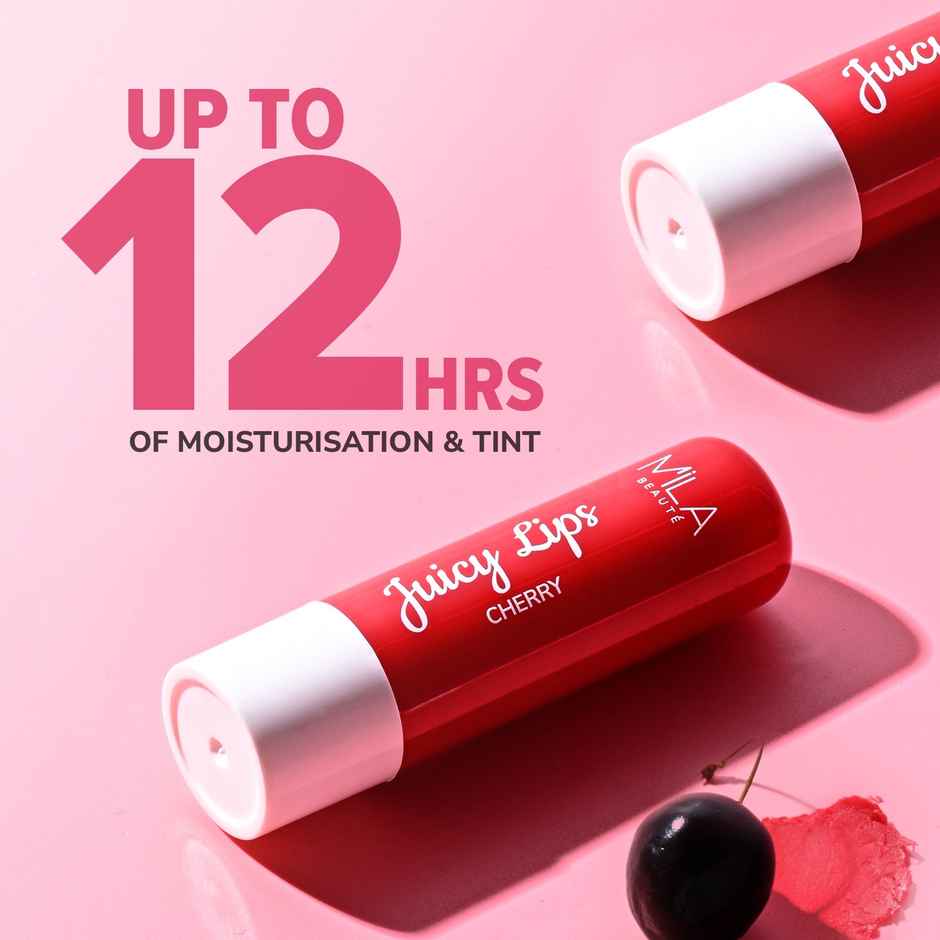 Mila Beaute Juicy Lip Balm Pure Care Upto 12 Hrs Moisturisation & Tint Spf15