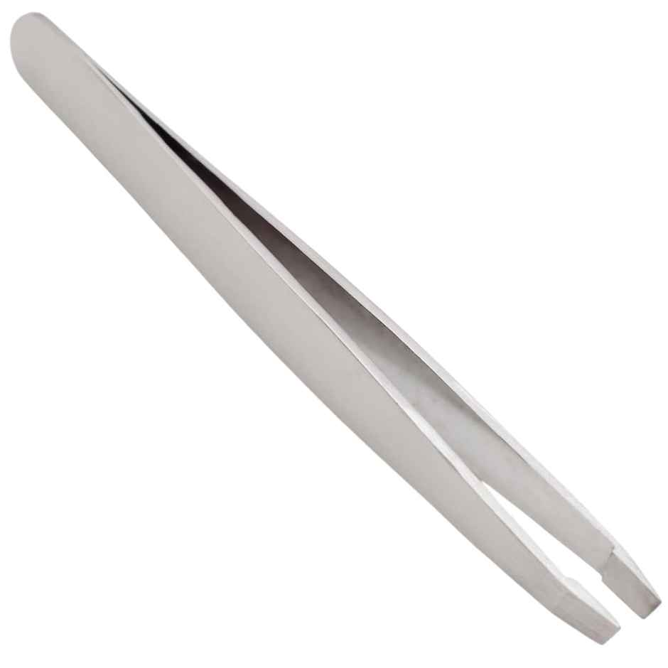 Midazzle Slant Tip Tweezer Plucker for Eyebrow, Upper Lips, Blackhead Removal