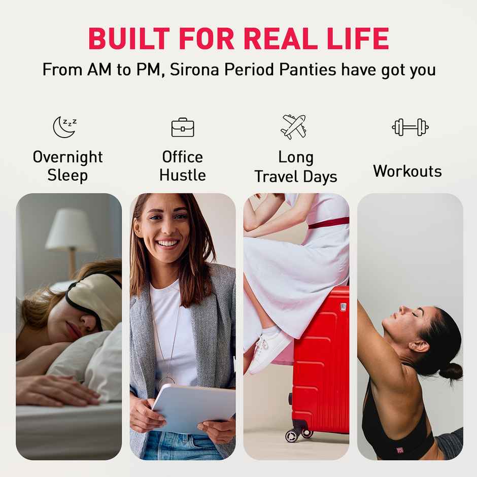 Sirona Disposable Period Panties | XL-XXL