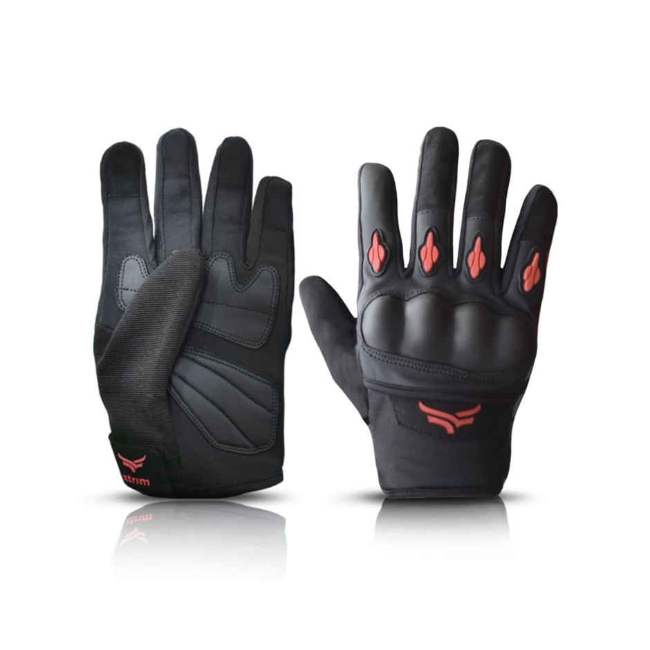 Xtrim Bike Riding Gloves | Black and Red | Medium)