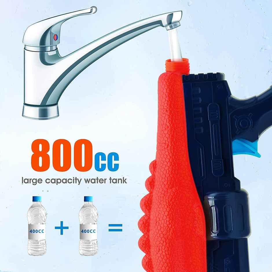 Storio Manual Water Gun High Pressure Summer Water Shooter Blaster for Kids