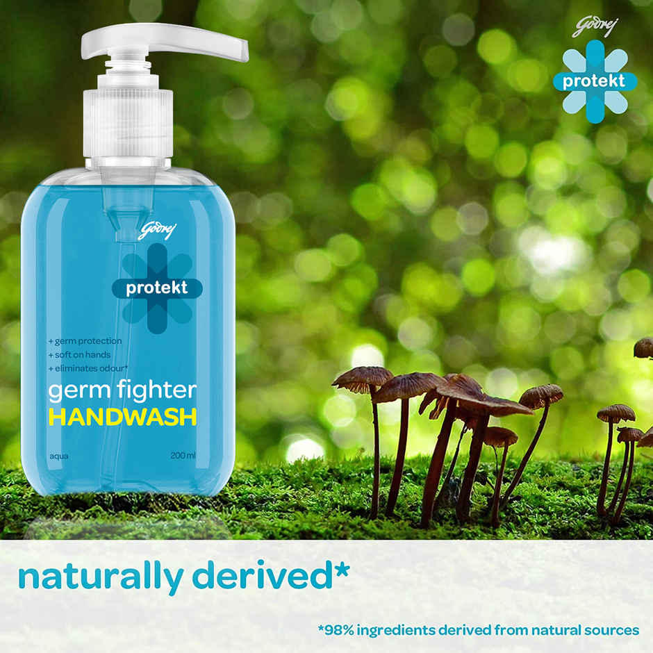 Godrej Protekt Germ Fighter Handwash Refill Pack - Aqua