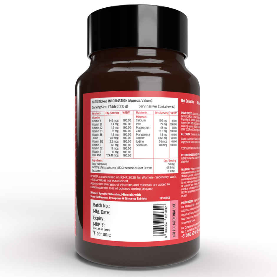 hk vitals Multivitamin for Women (60 Tablets)