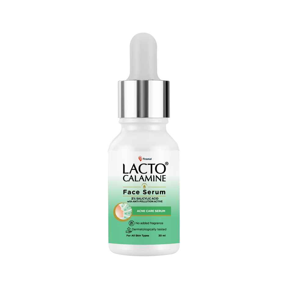 Lacto Calamine 2% Salicylic Acid Face Serum, For Fighting Acne & Acne Marks. Suitable