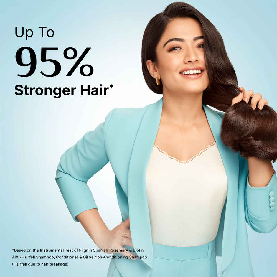 Pilgrim Rosemary & Biotin Anti Hairfall Shampoo for Reducing Hair Loss & Breakage