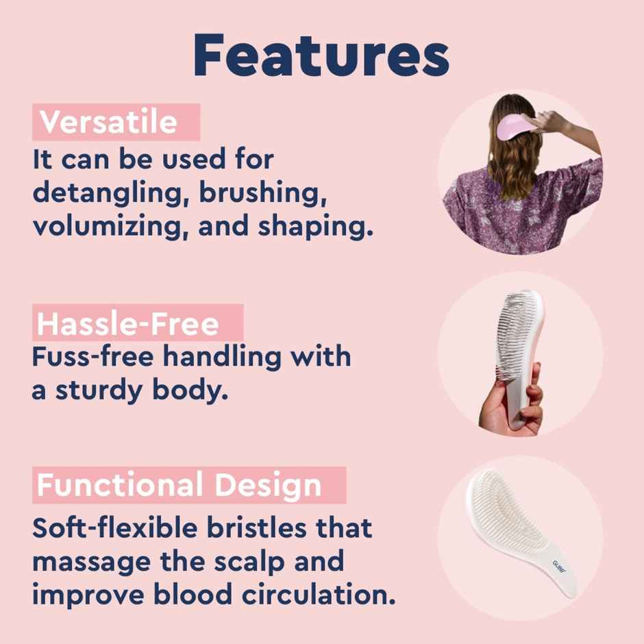 Gubb Mini Detangling Hair Brush