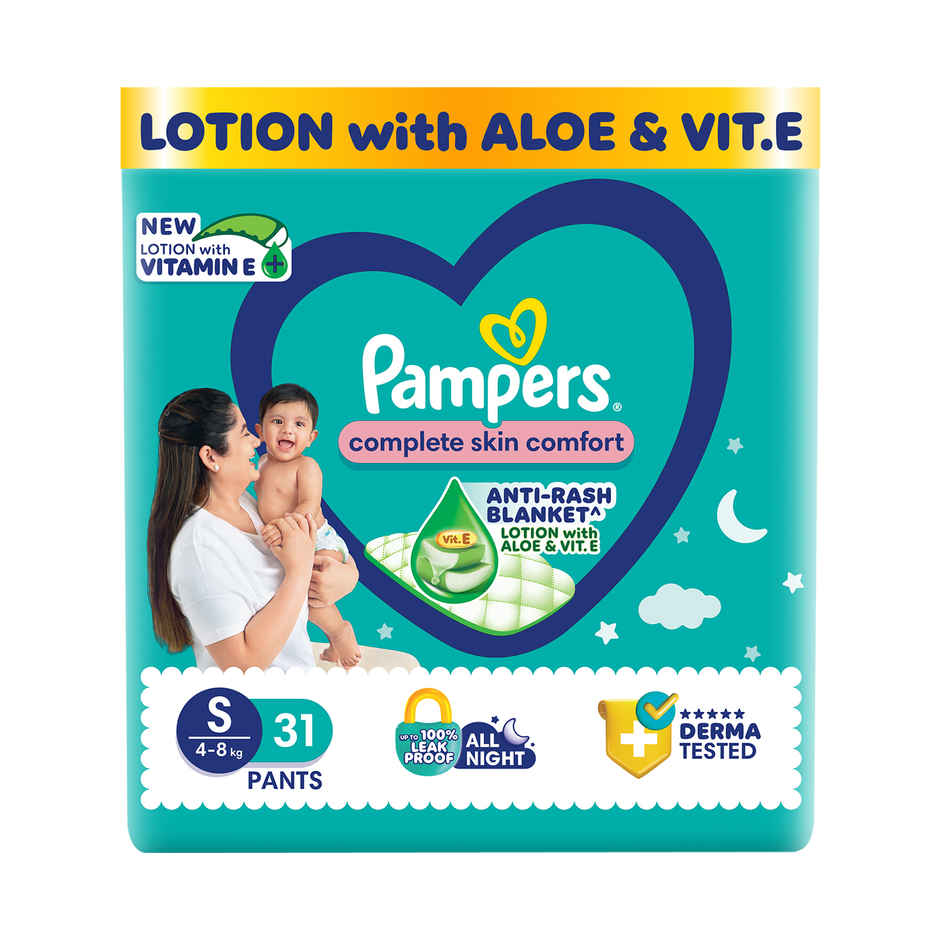 Pampers All Round Protection Baby Diapers | Pant Style | S | 31 pcs