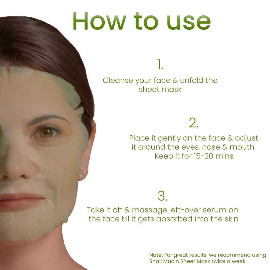 O3+ Snail Mucin Instant Glass Sheet Mask