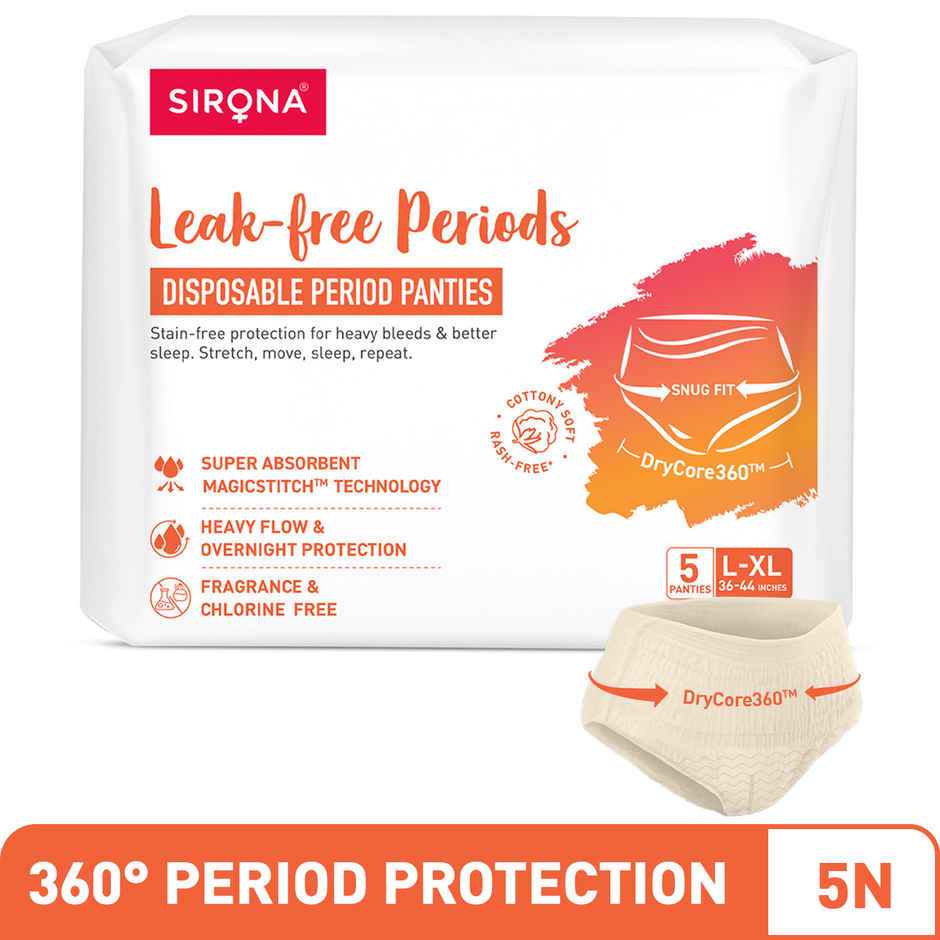 Sirona Super Absorbent Period Panties | L-XL