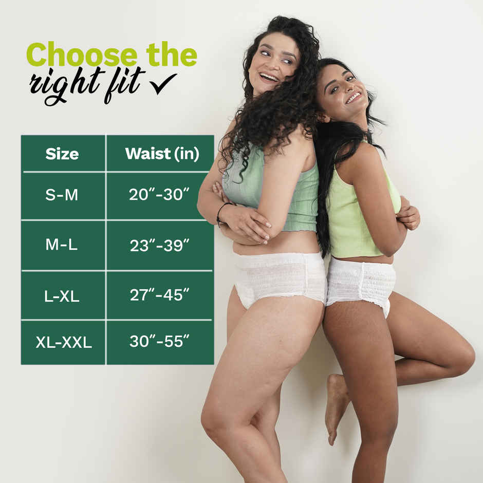 Pee Safe Full Coverage Leak-Proof Period Panty (M-L)