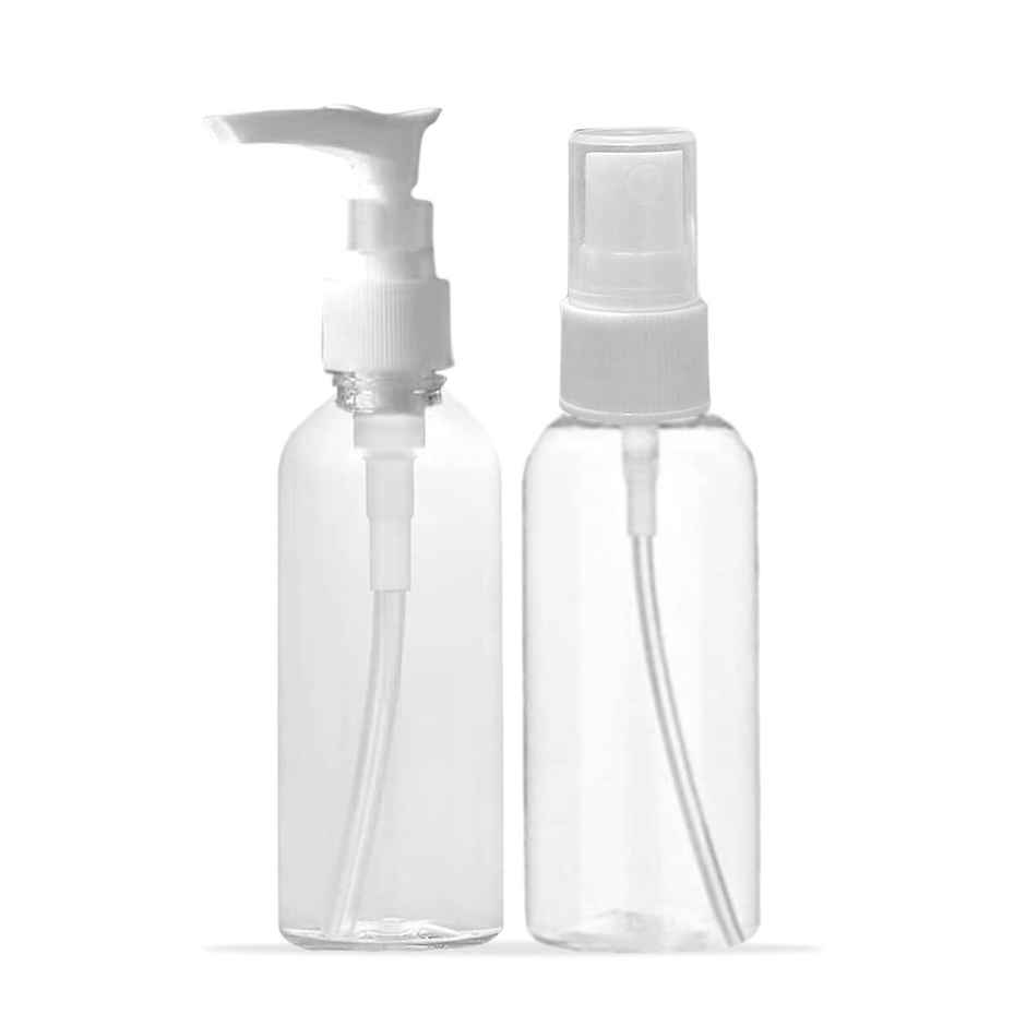 Travel Bottles Kit | Portable Refillable Toiletry Containers Set | Pack of 2