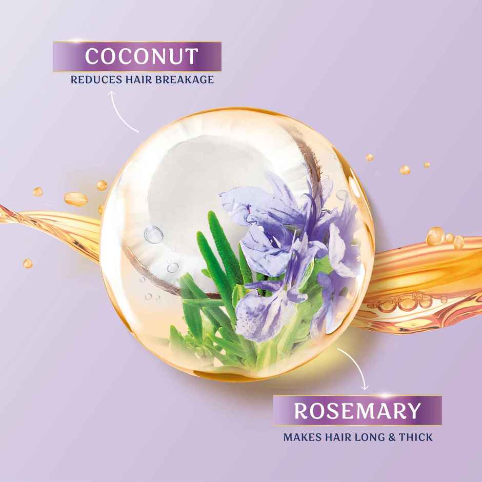 Parachute Advansed Rosemary enriched Coconut Hair Oil For Promoting Hair Growth