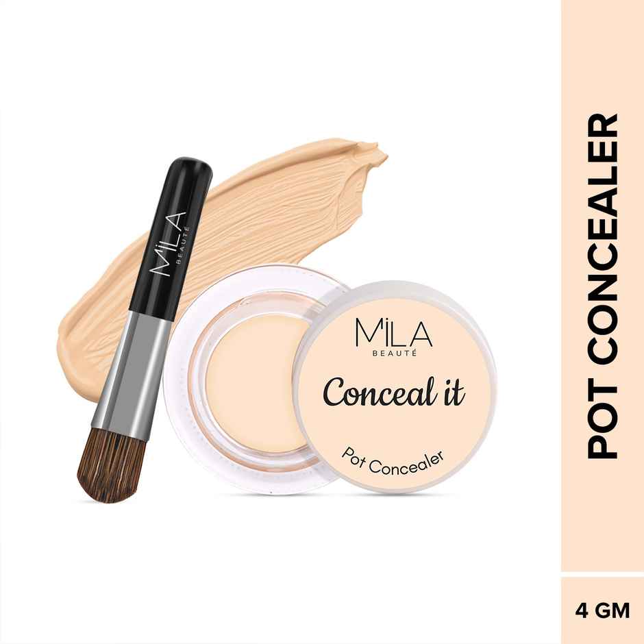 Mila Beaute Conceal It Pot Concealer Spf15 Natural Matte Finish - 02 Light Invory