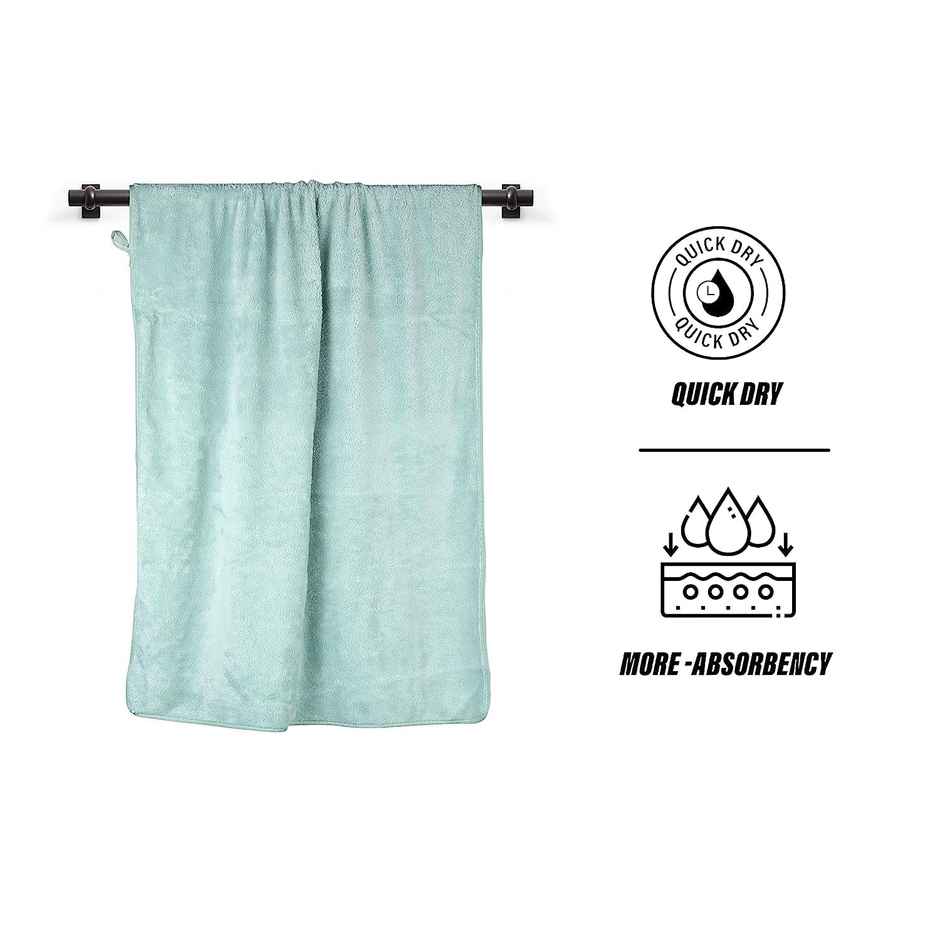 Status Micro Polyester Bath Towel | 70 x 140 Cm (Colour May Vary)