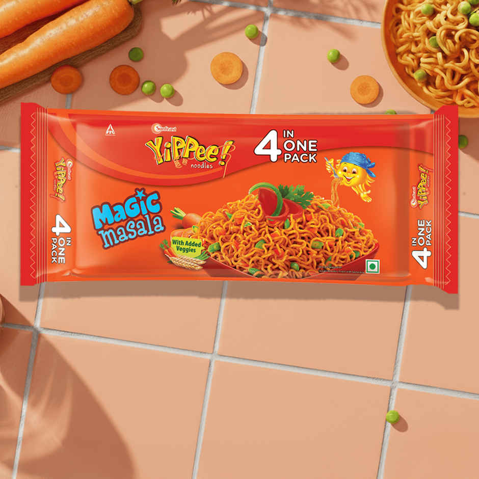 Yippee Magic Masala Noodles| 4 in 1| Combo