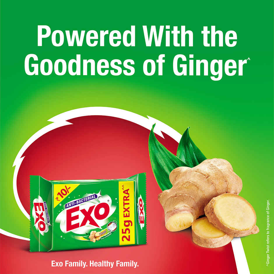 Exo Ginger Twist Dishwash Bar | Anti Bacterial