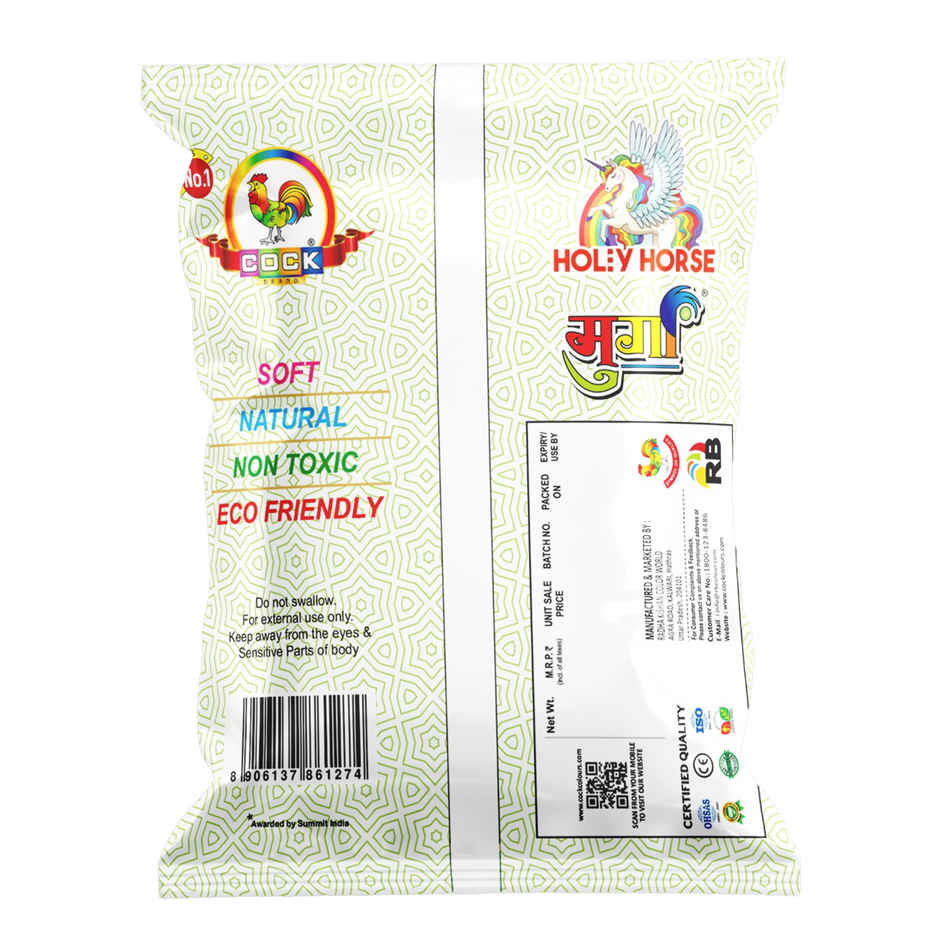 Holy Horse Herbal Holi Gulal | Pink | Cock