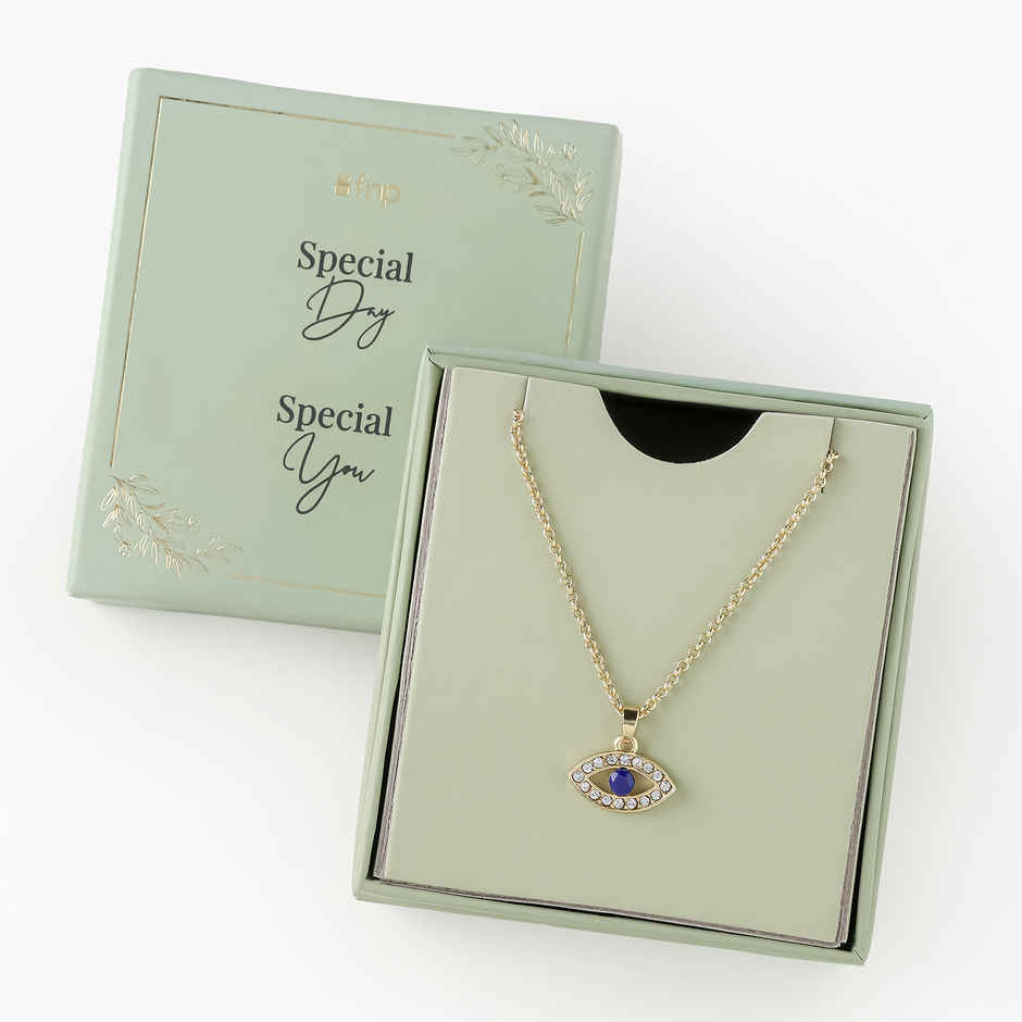 Teddy, Chocolate & Necklace Curated Gift Hamper | Ideal for Gifting | FNP