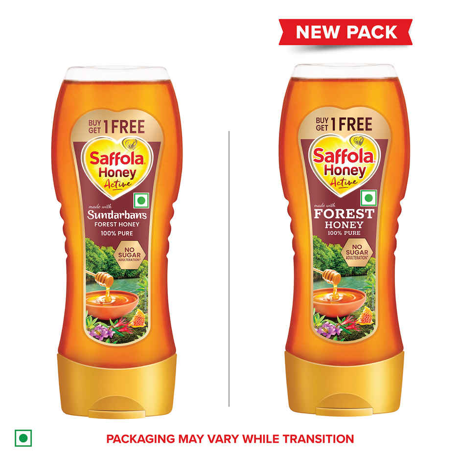 Saffola Honey Active, Made with Sundarban Forest Honey