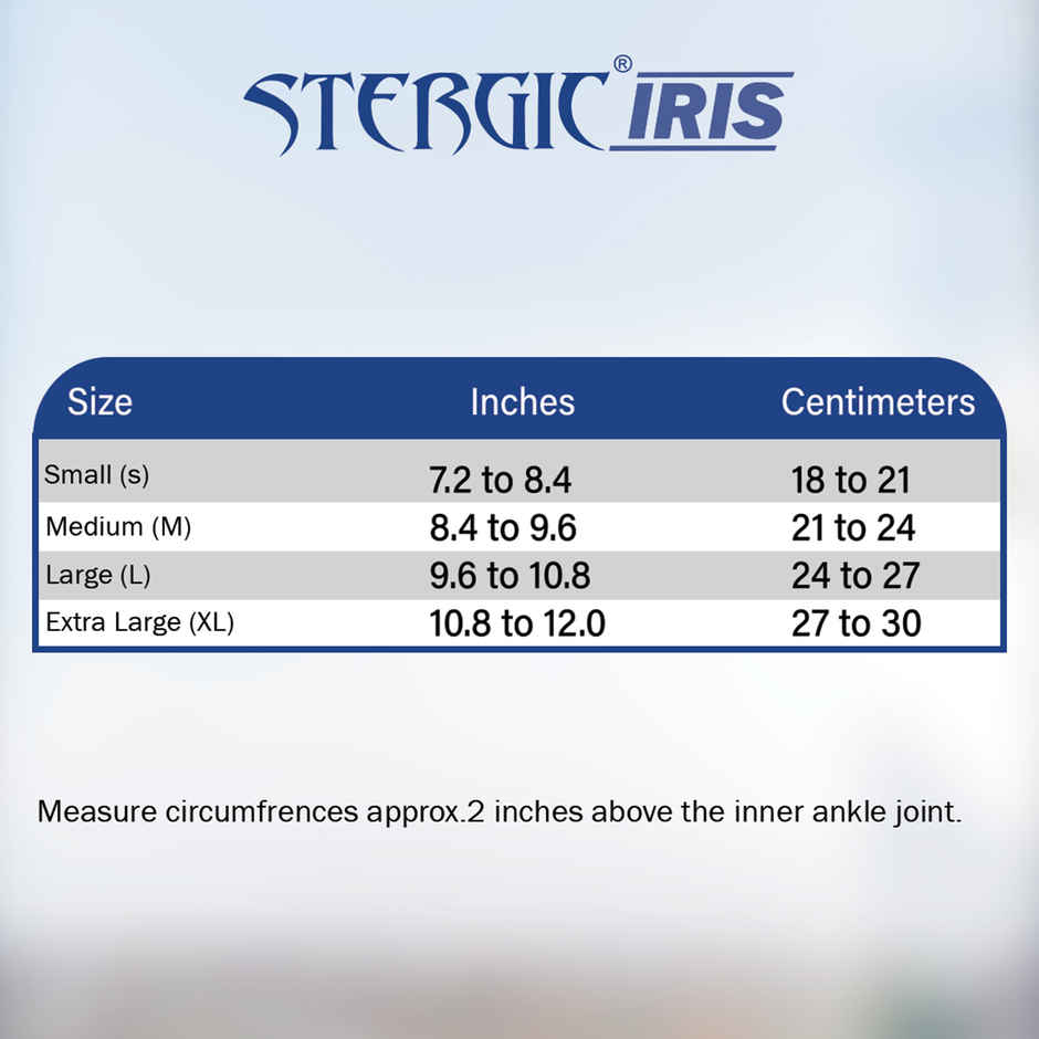 Stergic Iris Ankle Support Brace For Injury Recovery Small Size