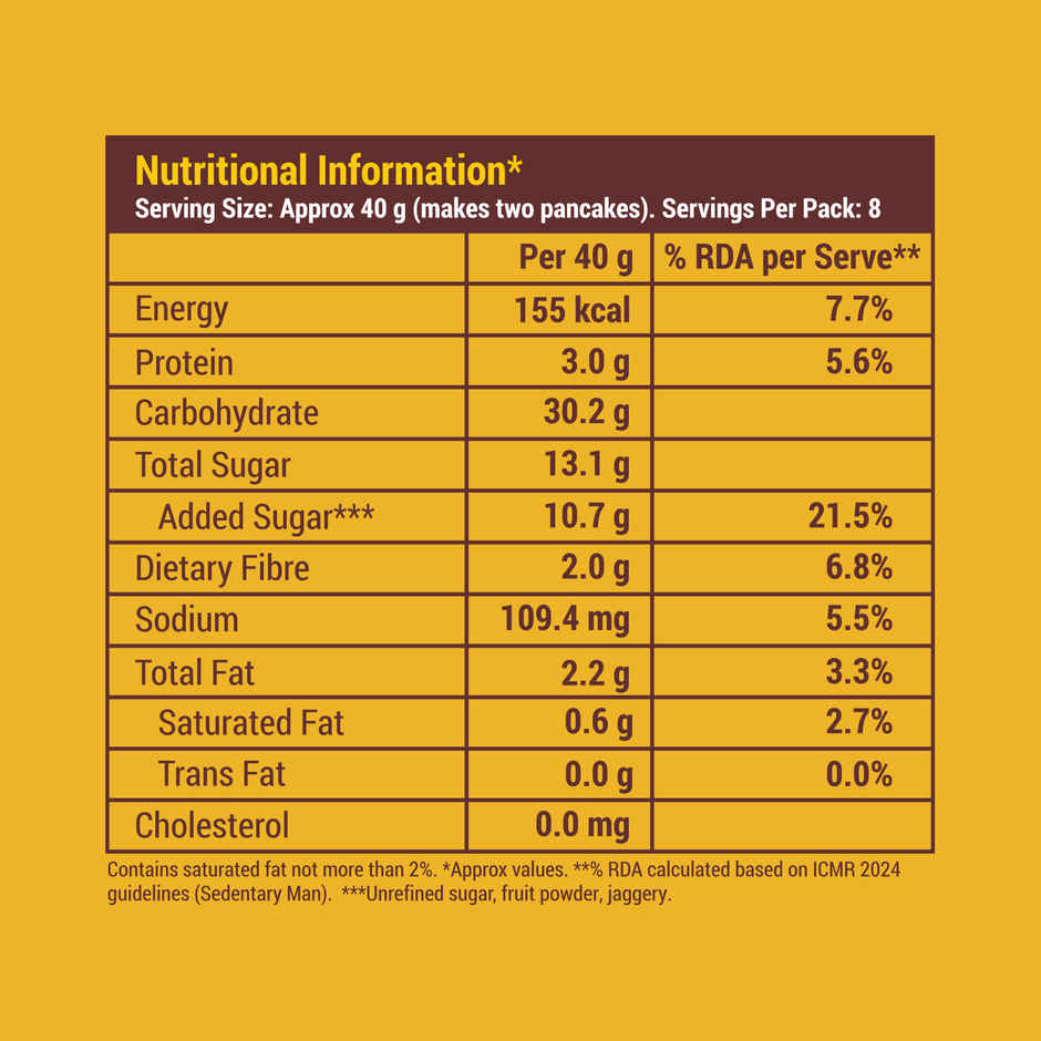 Slurrp Farm Banana Choco Chip Millet Pancake