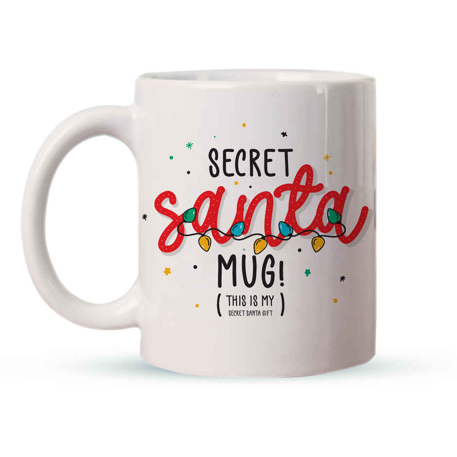 Secret Santa Mug - Funny Secret Santa Gift for Friends and Colleagues