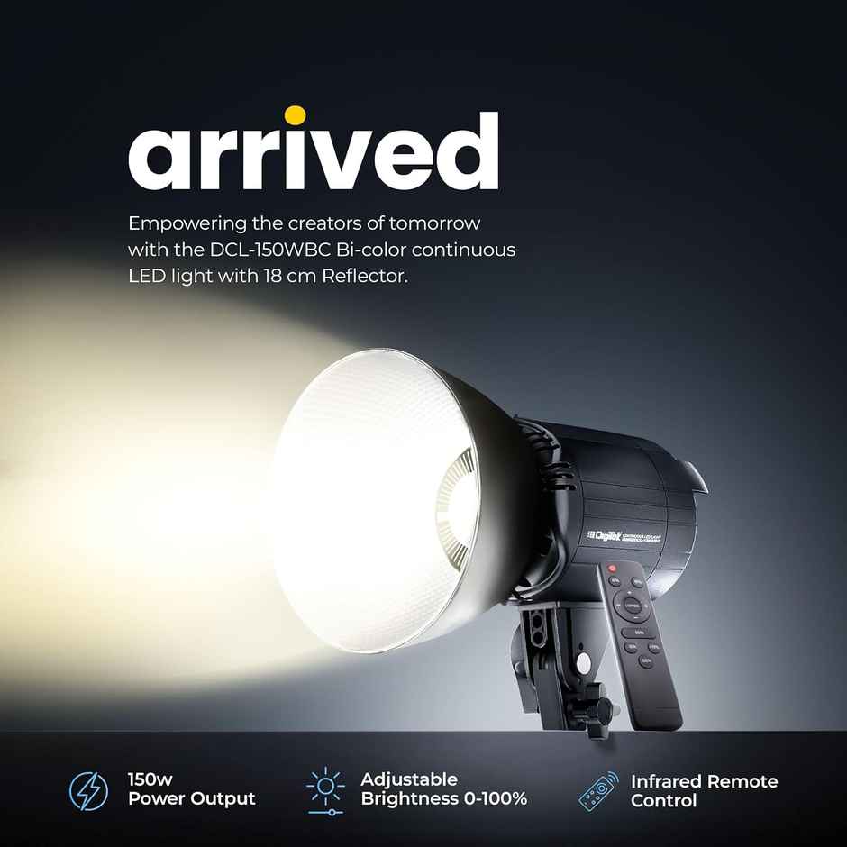 Digitek Lite Continuos LED Light DCL-150WBC Combo