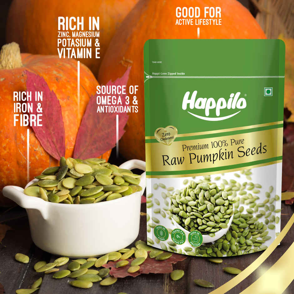 Happilo Premium Natural Pumpkin Seeds|AAA Grade|Dry Fruits
